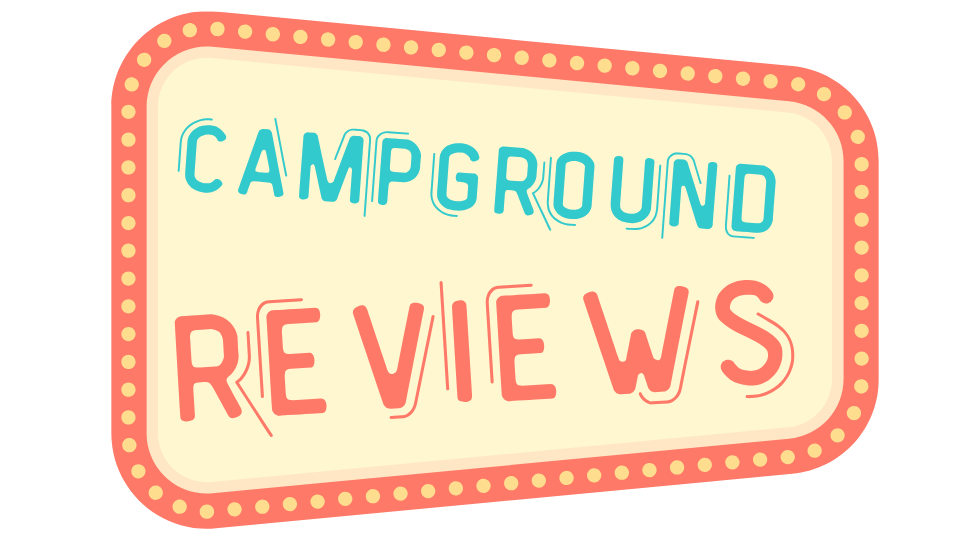 banner graphic that says campground reviews