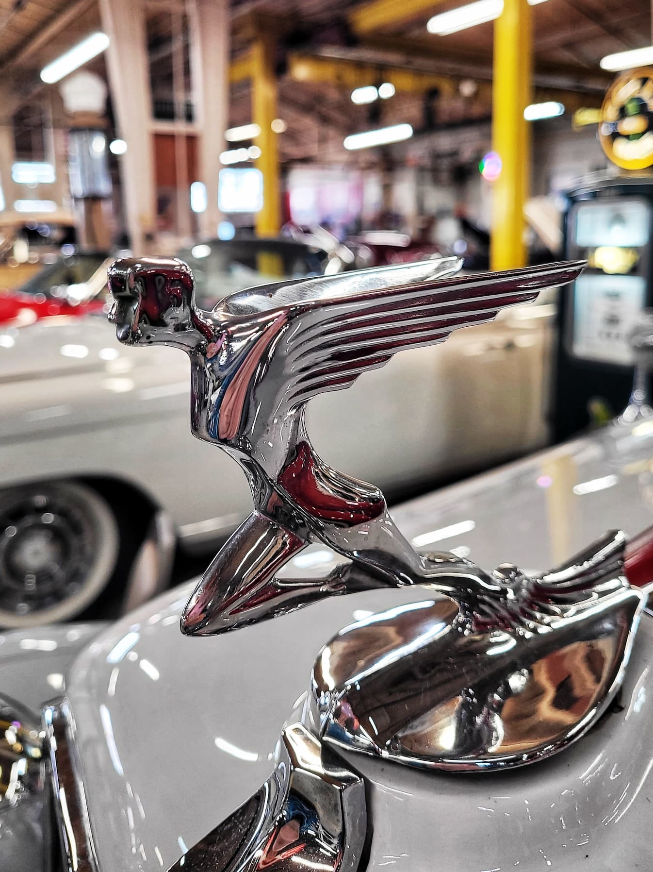 photo of  auburn car hood ornament