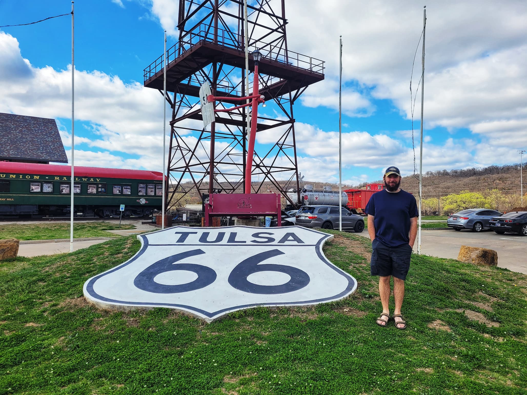 photo of josh at route 66 historical village