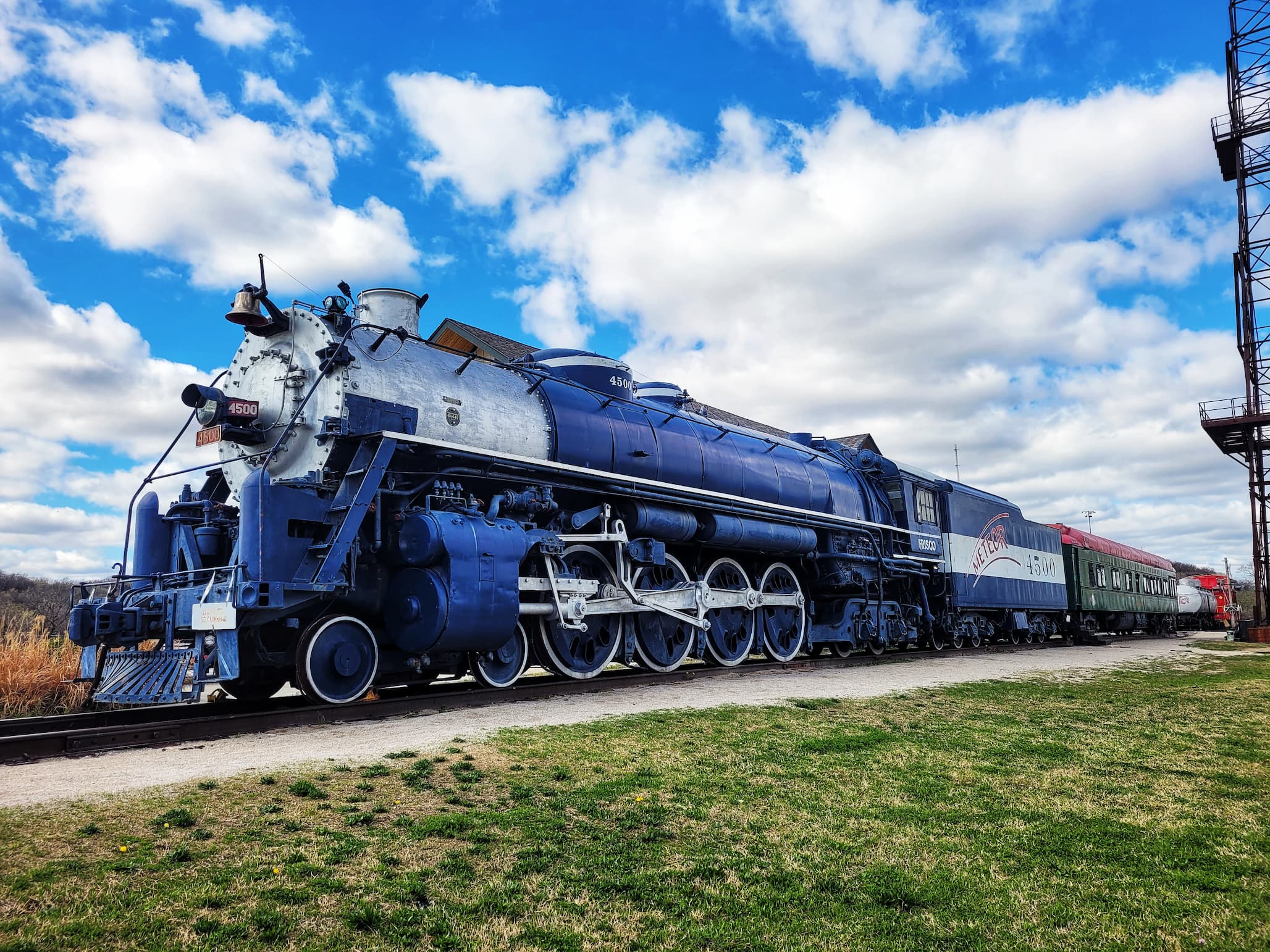 photo of route 66 historical village train