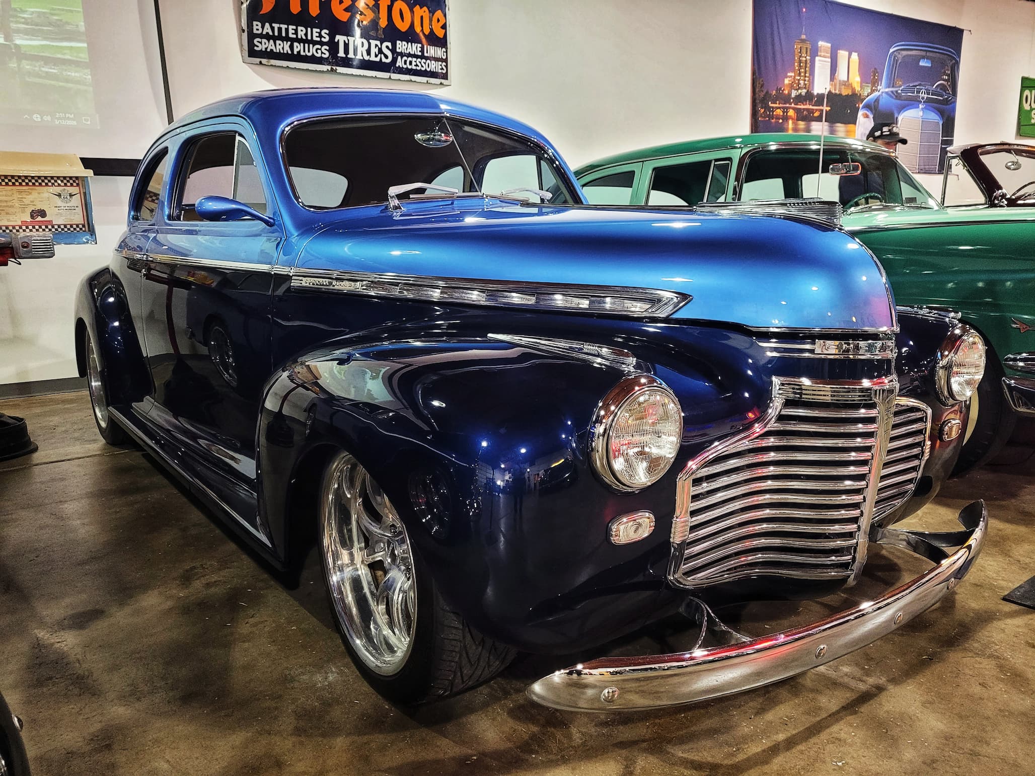 photo of car at heart of route 66 auto museum