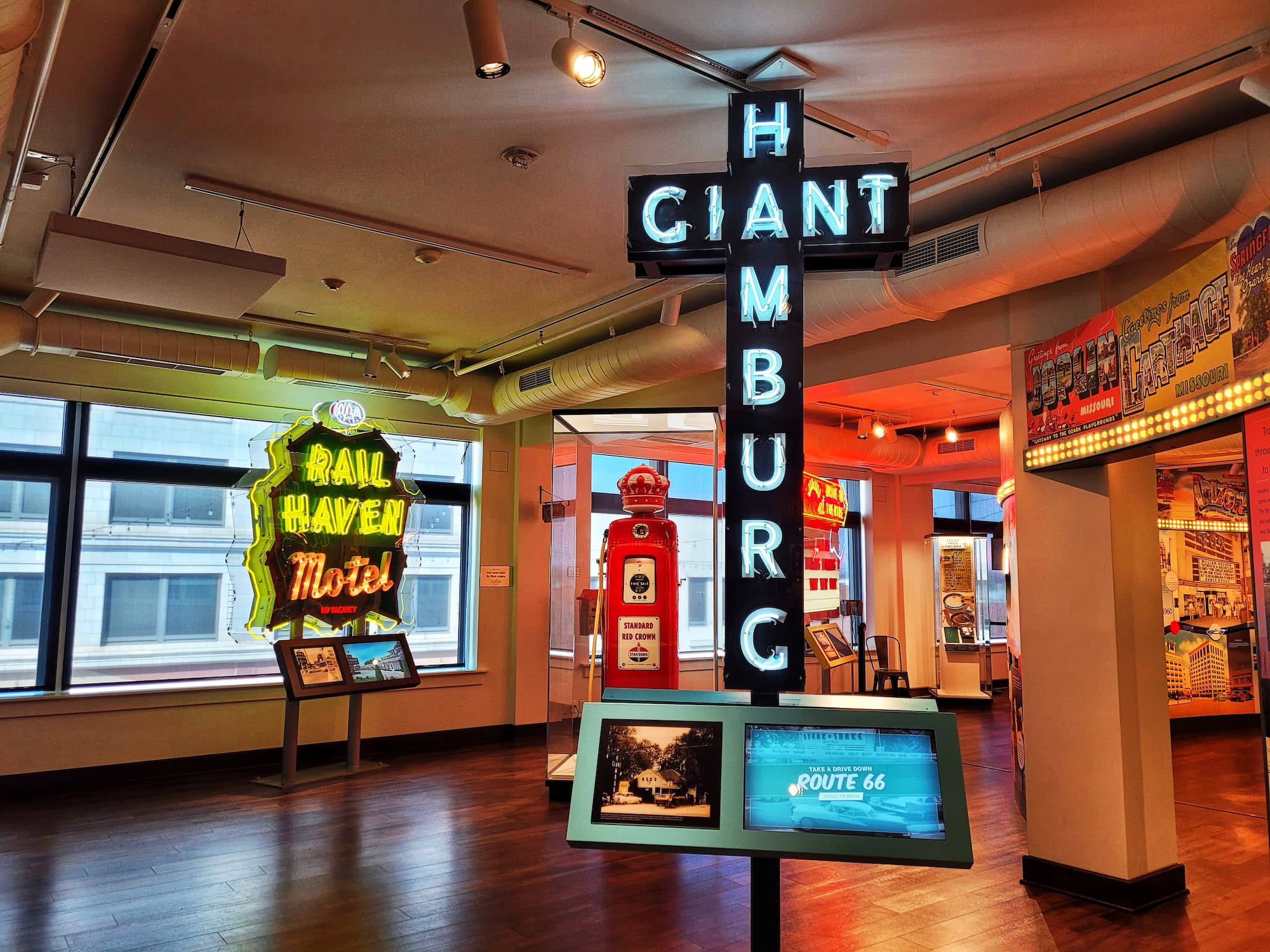 photo of springfield's history museum route 66 exhibit