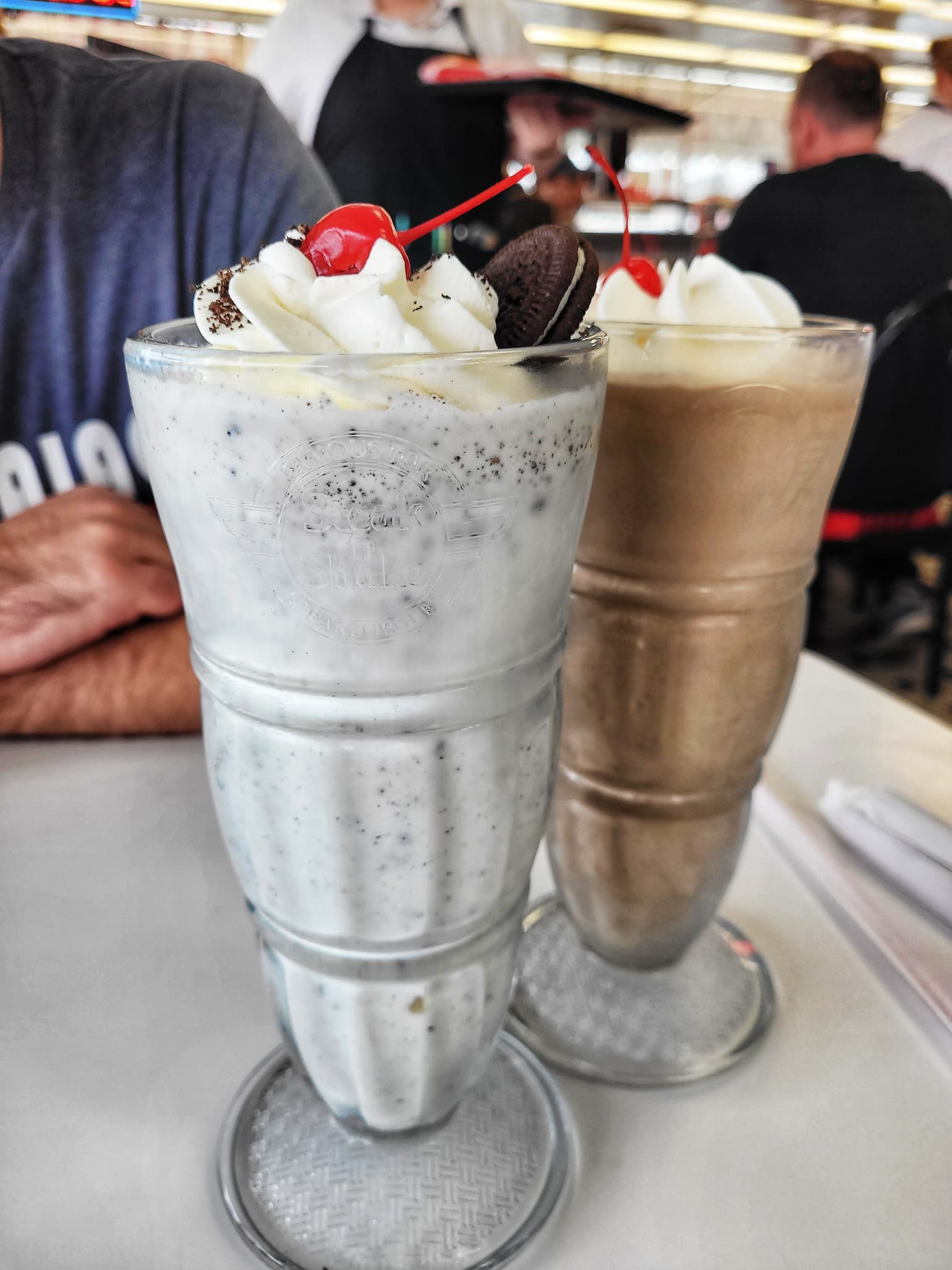 photo of steak n shake milkshakes