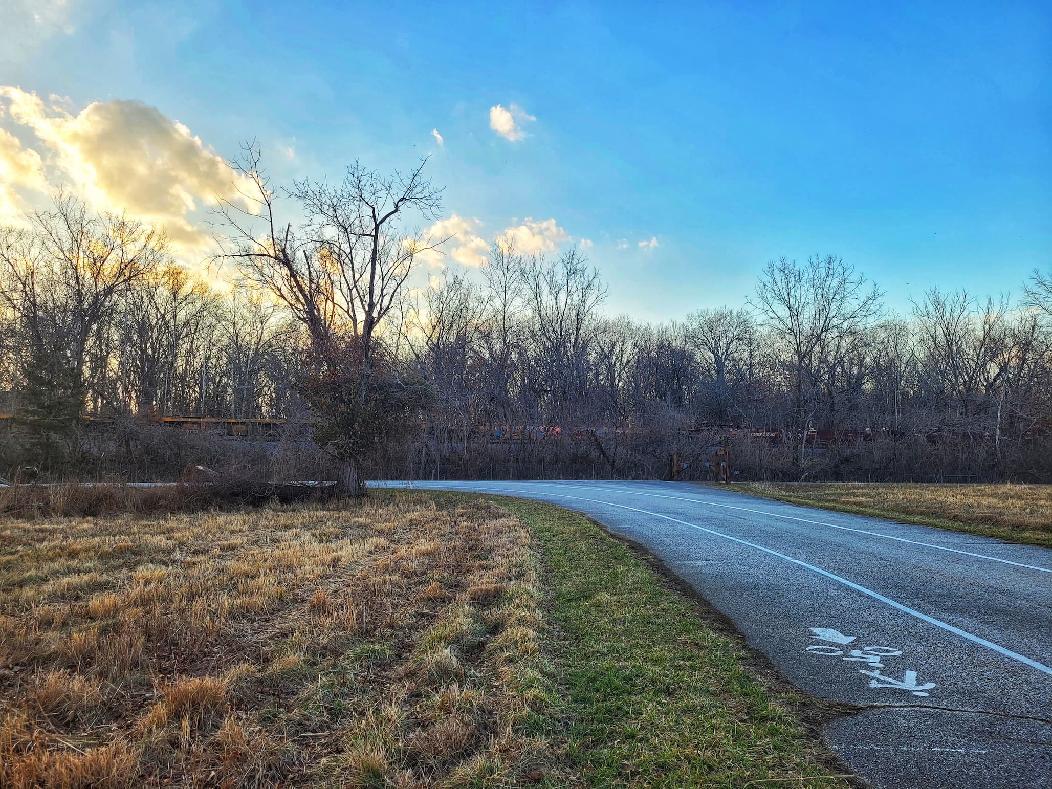 photo of route 66 state park where times beach missouri once stood