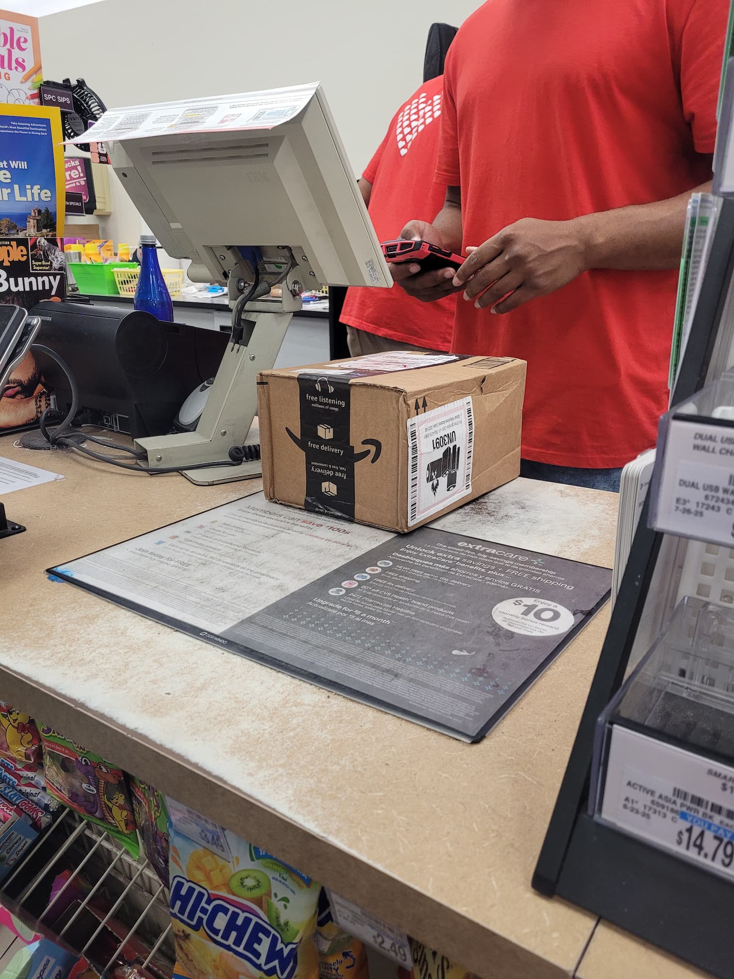 photo of package pickup at cvs