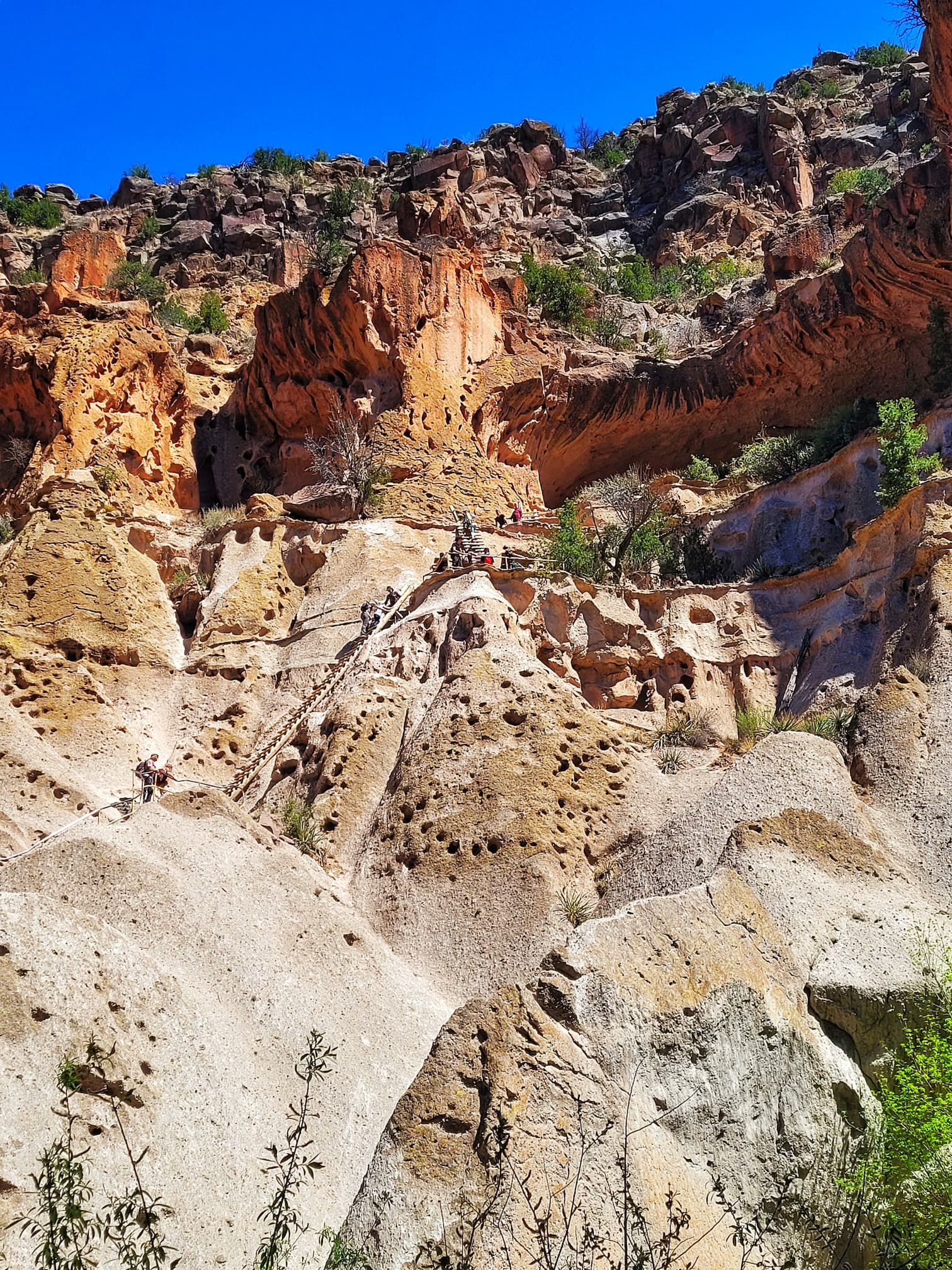 photo of bandelier national monument alcove house