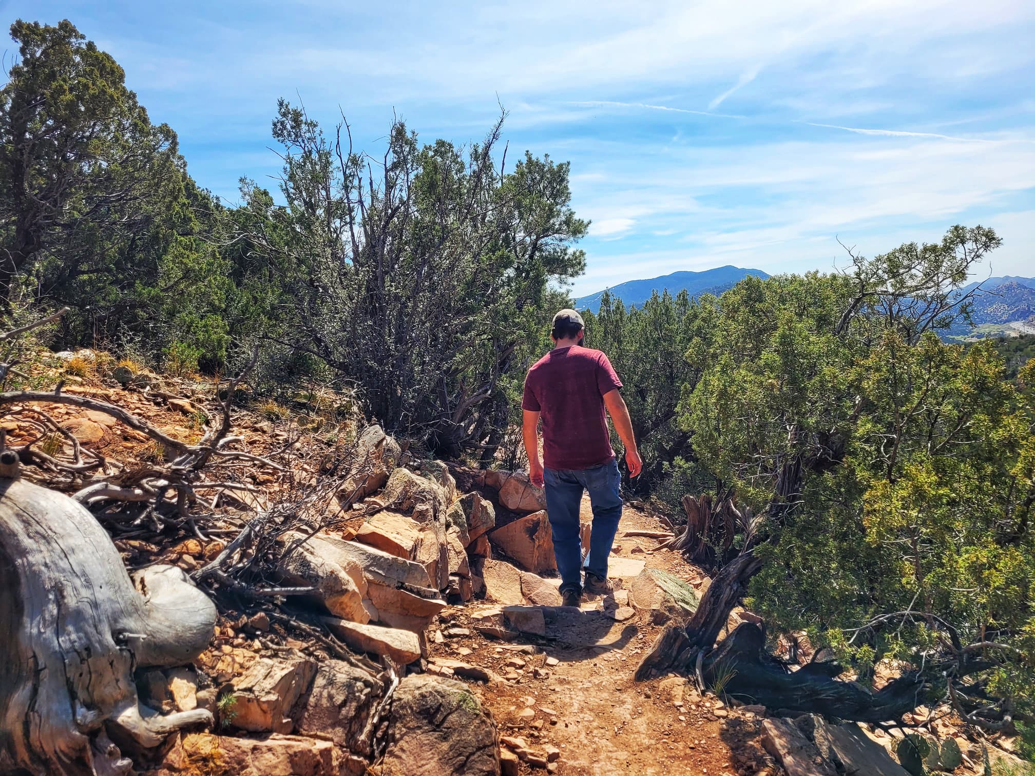 photo of josh hiking carlito springs