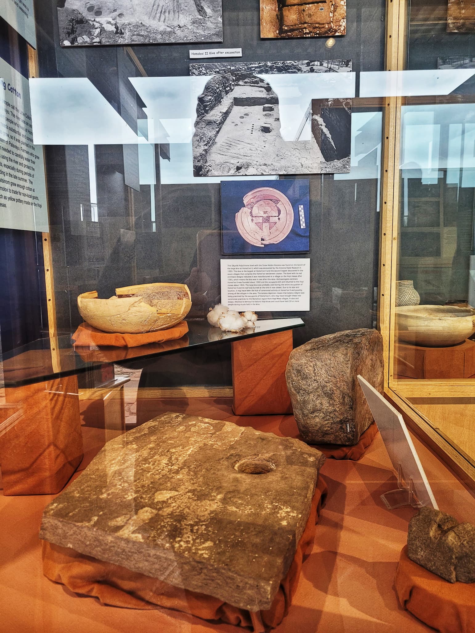 photo of homolovi state park visitor center exhibit