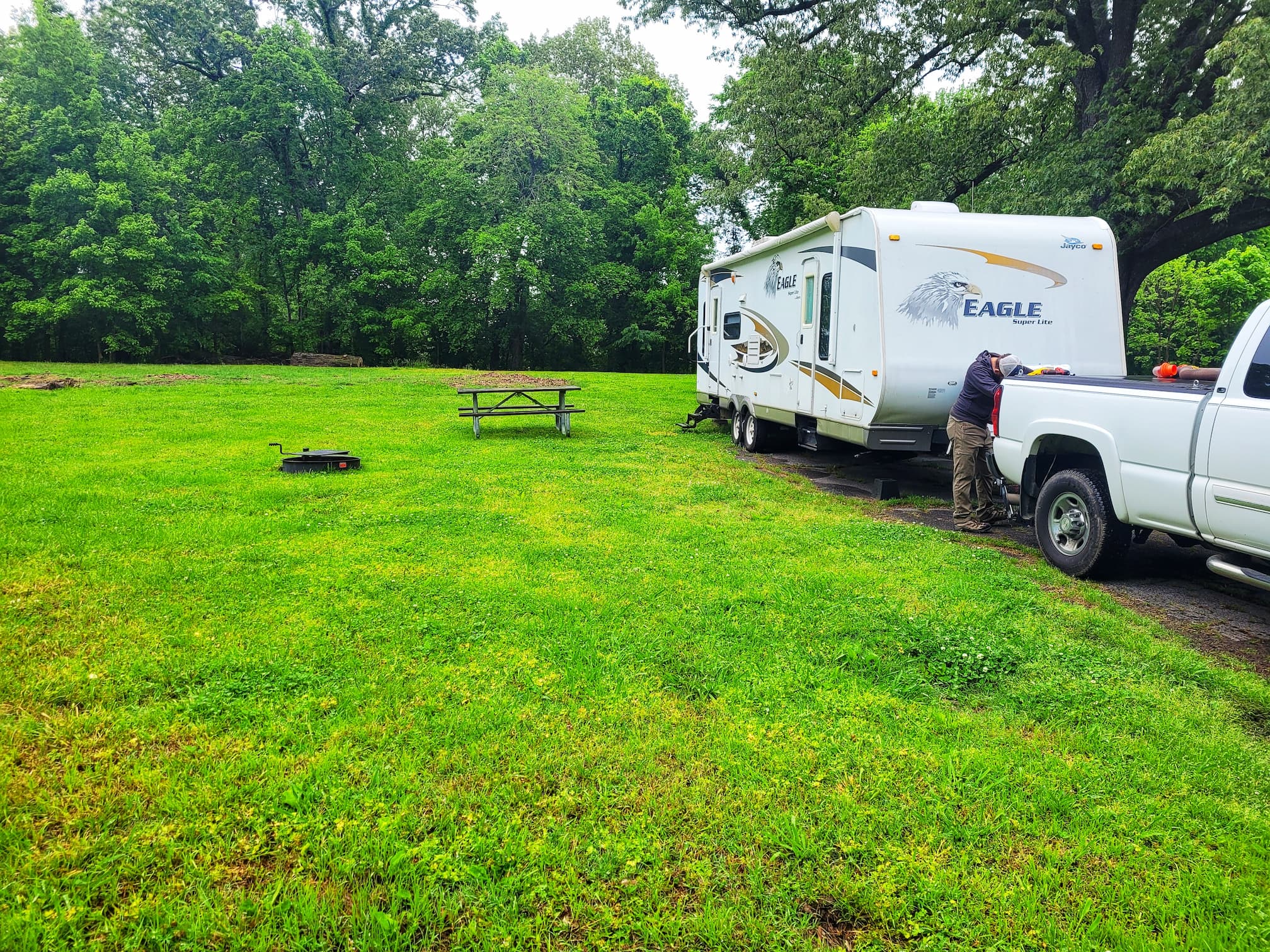 photo of kentucky dam campsite