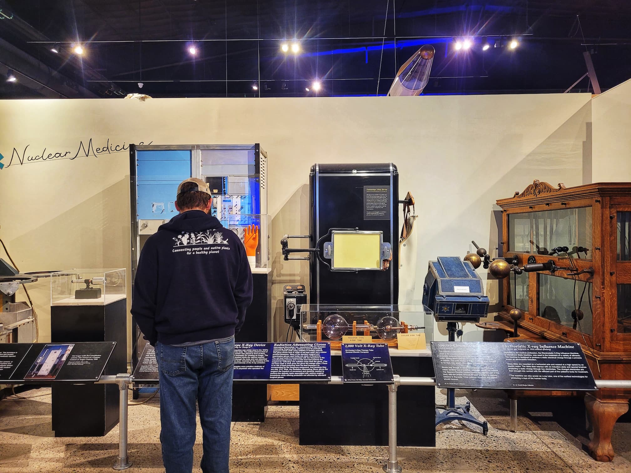 photo of josh at national museum of nuclear science and history
