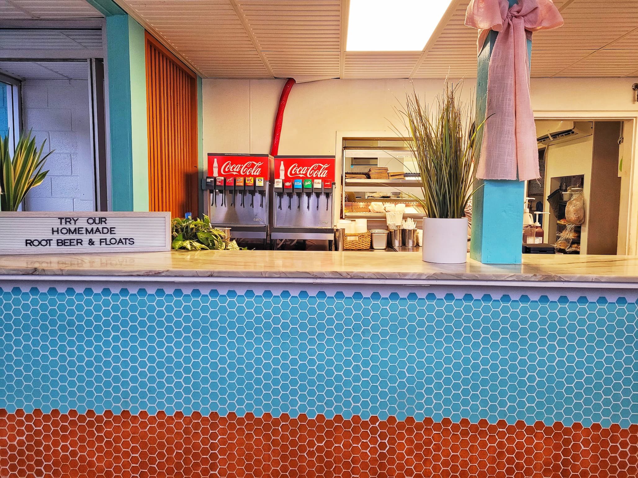 photo of inside root beer stand