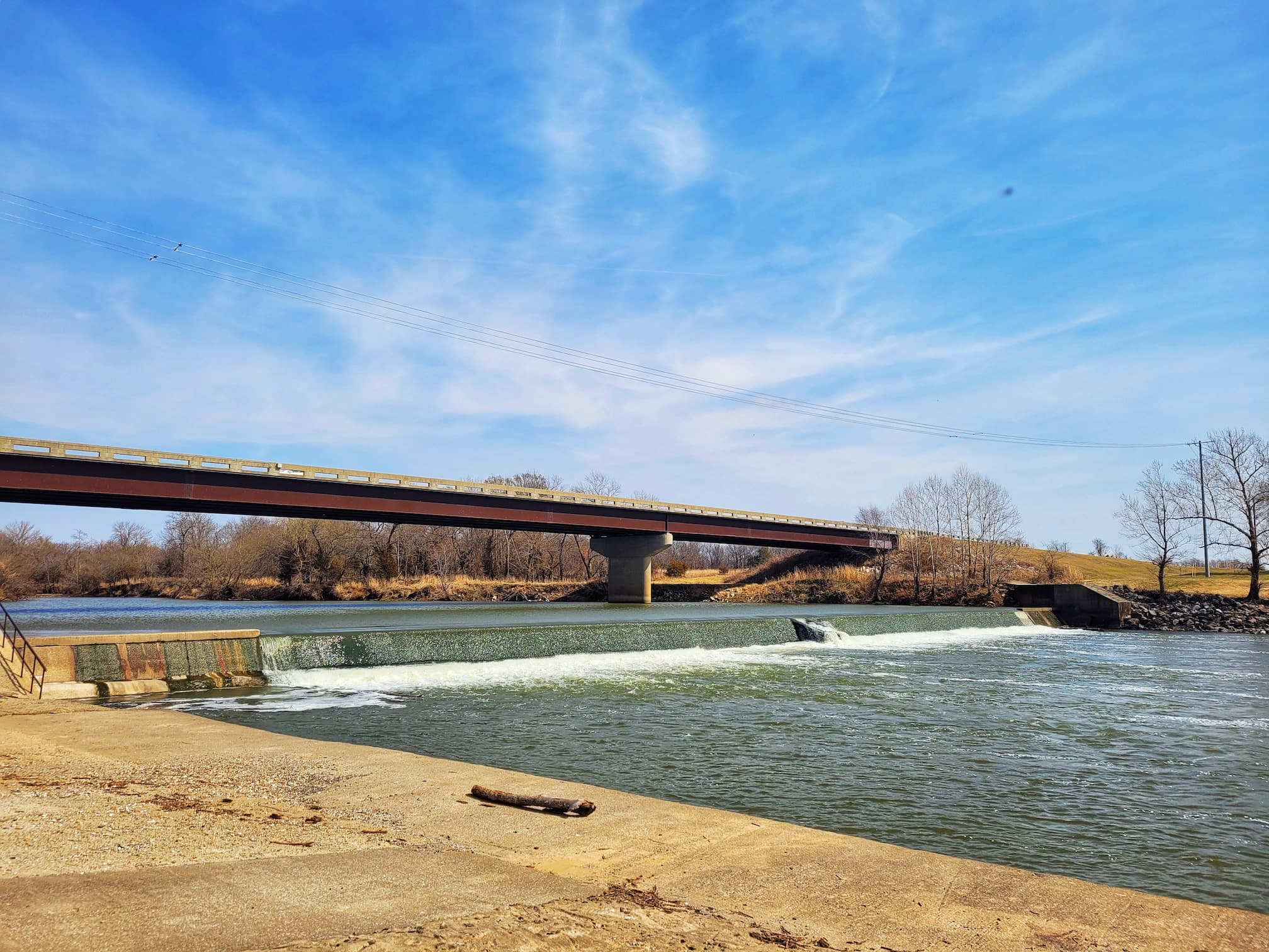 photo of baxter springs dam