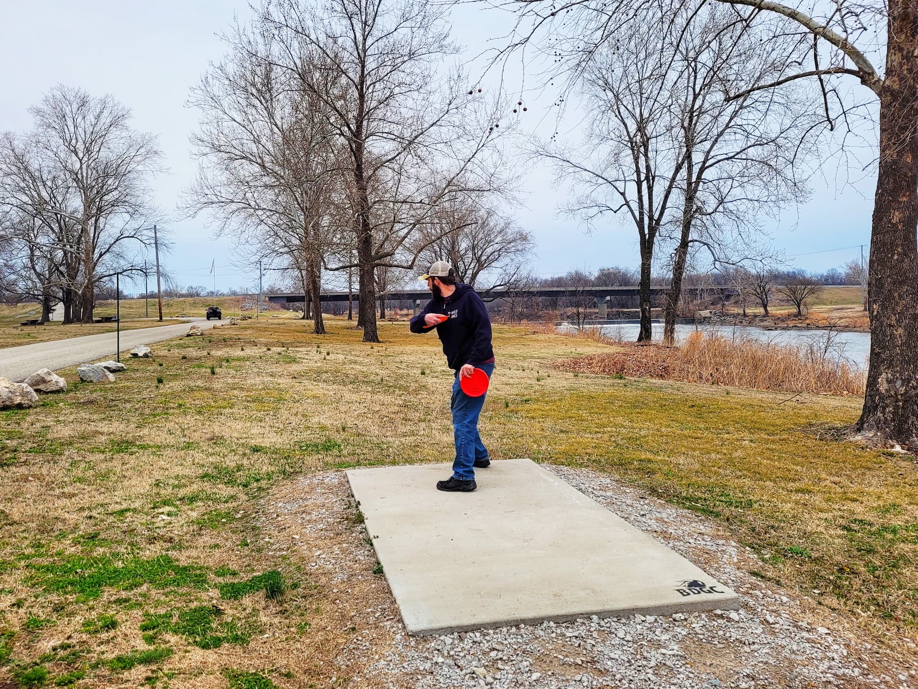 photo of baxter springs disc golf course