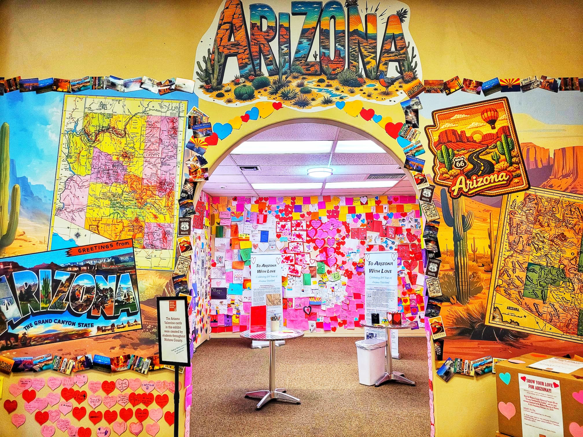 photo of arizona exhibit at mohave museum
