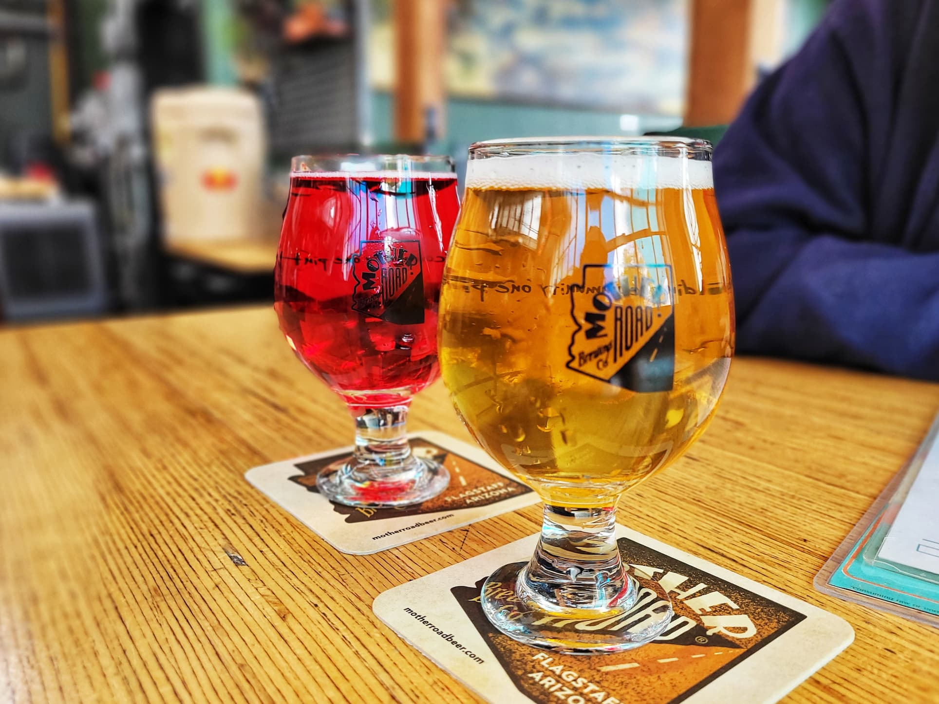 photo of mother road brewing beers