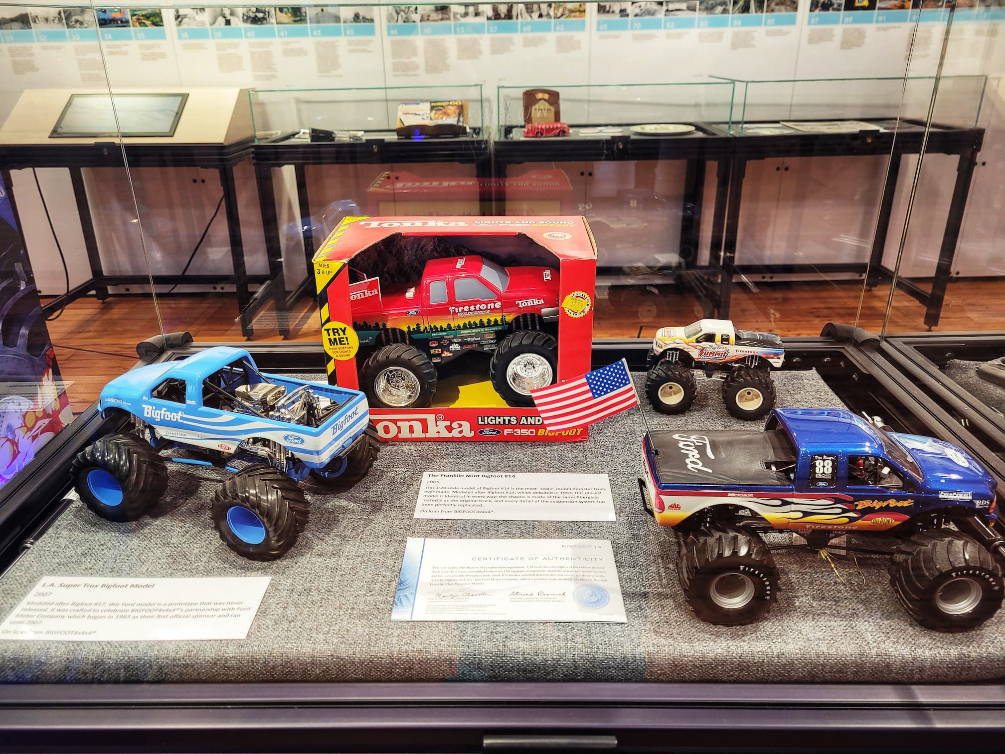 photo of red cedar inn museum bigfoot anniversary exhibit