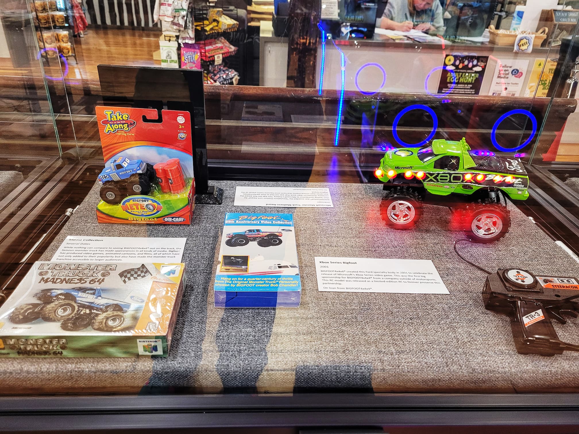 photo of red cedar inn museum bigfoot anniversary exhibit