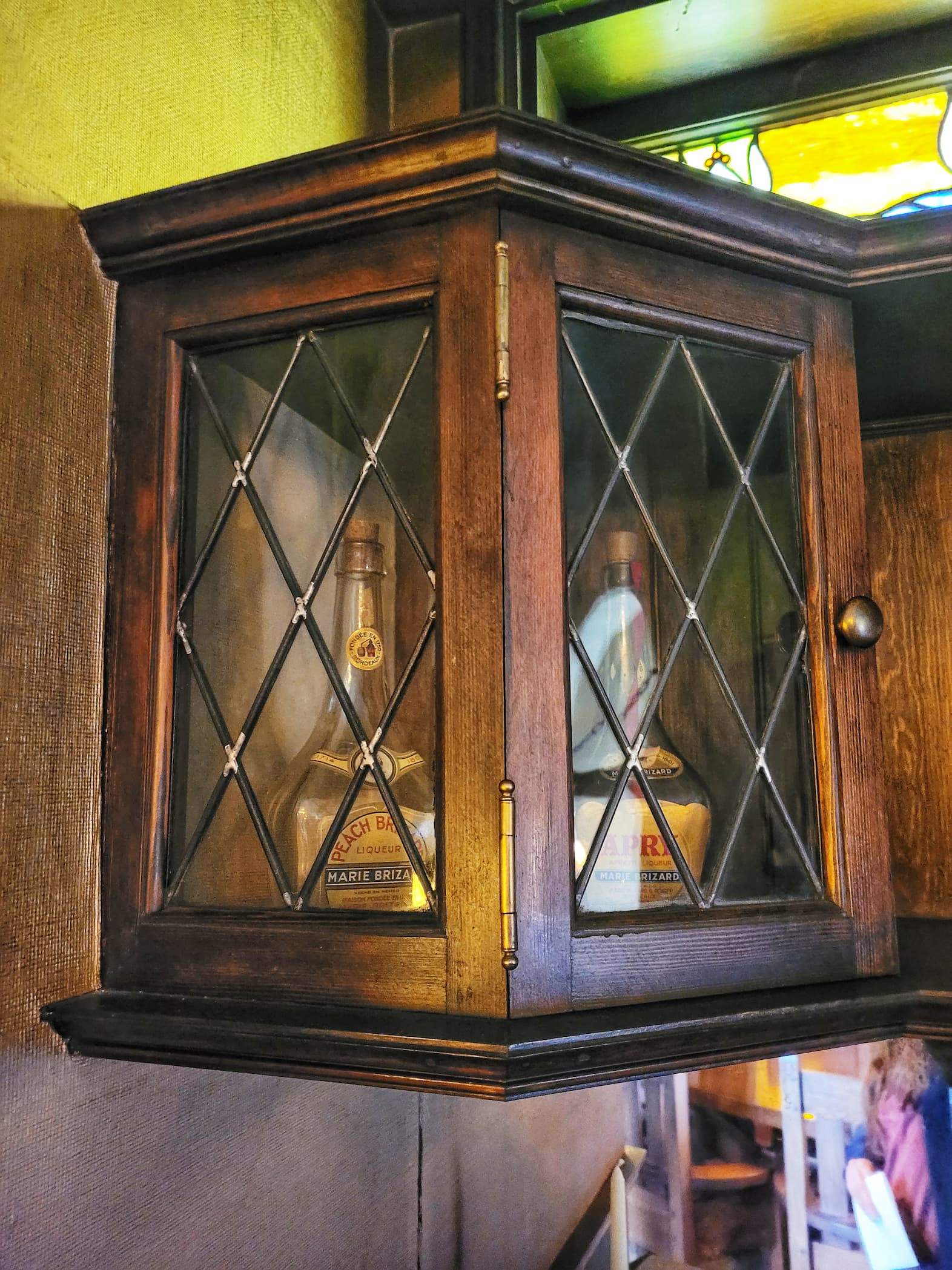 photo of riordan mansion alcohol bottles
