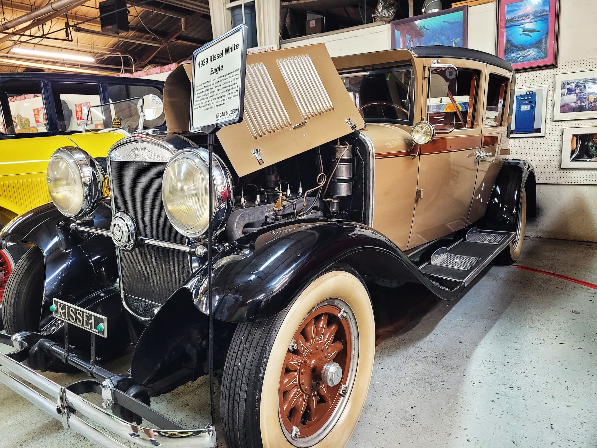 photo of 1929 kissel white eagle