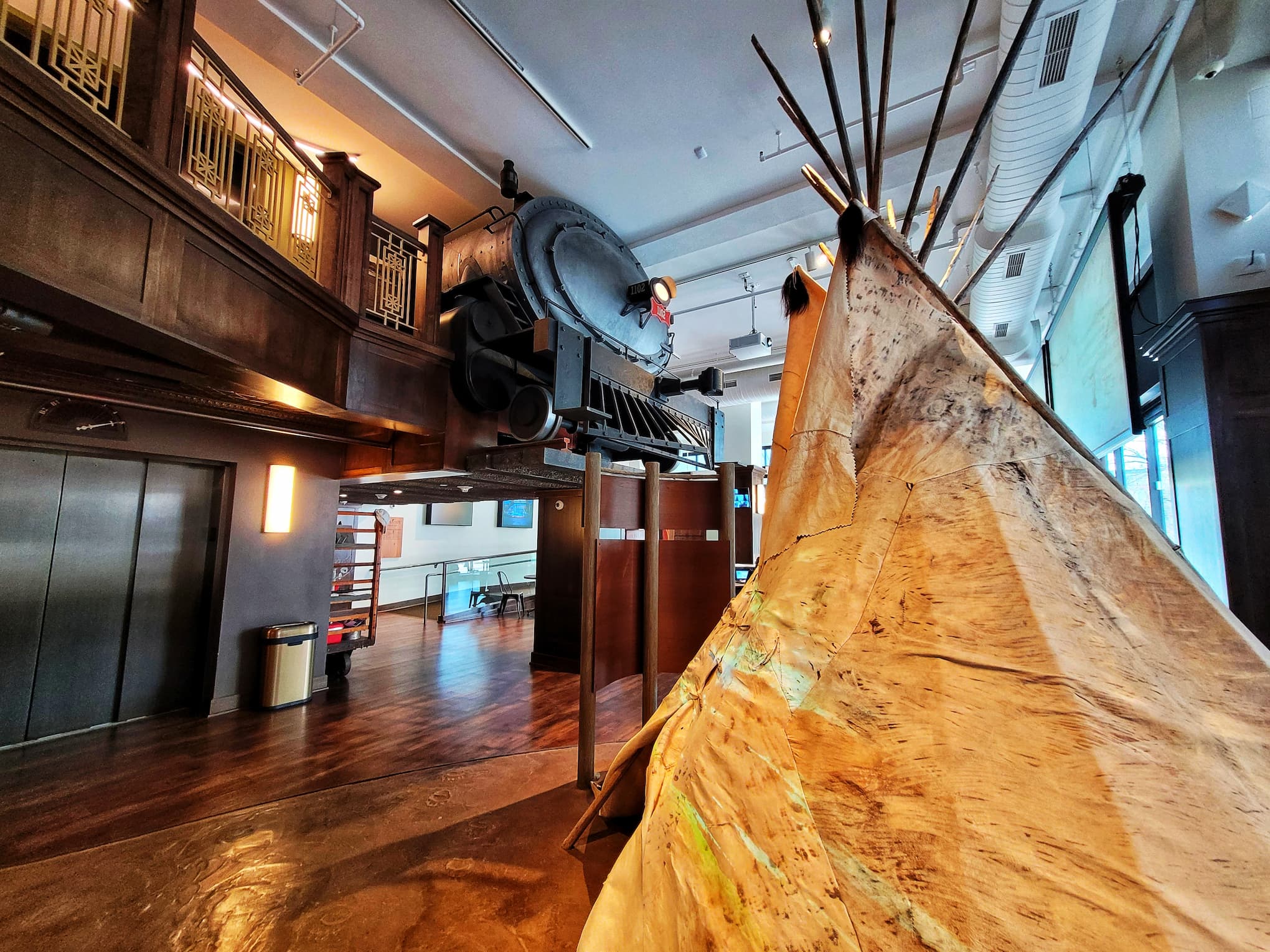 photo of inside springfield history museum on the square