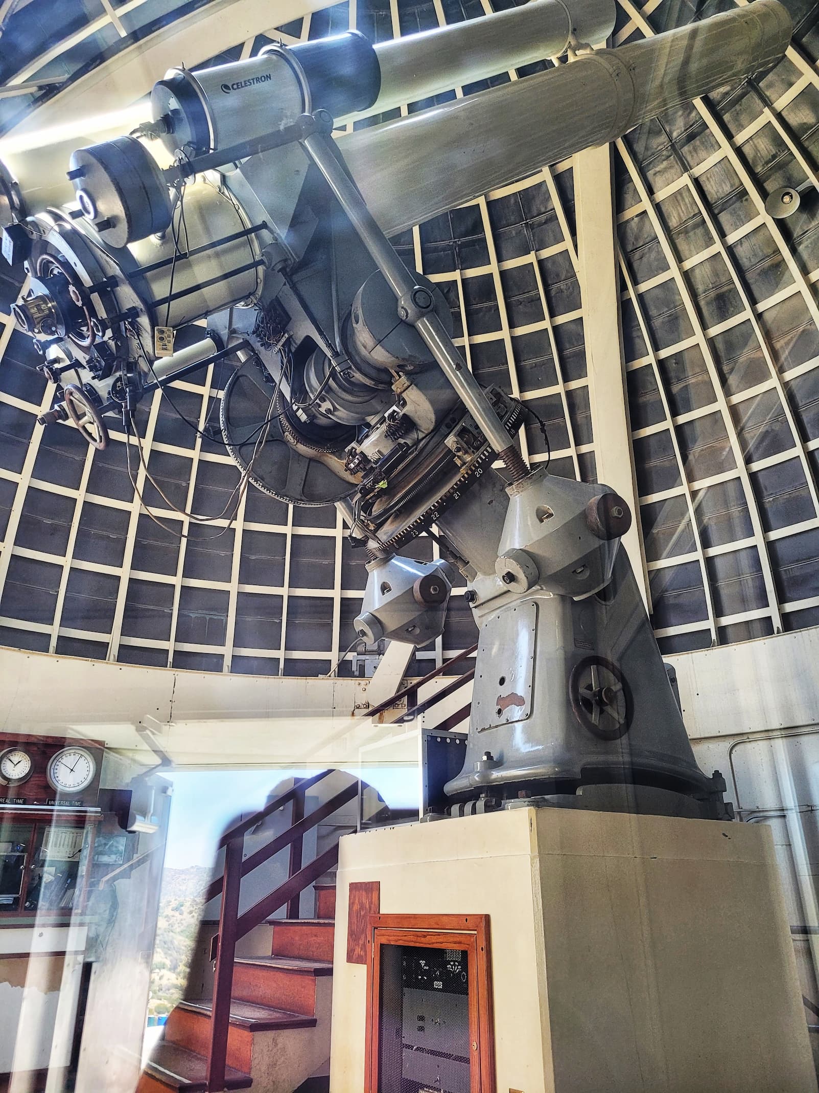 photo of griffith observatory telescope