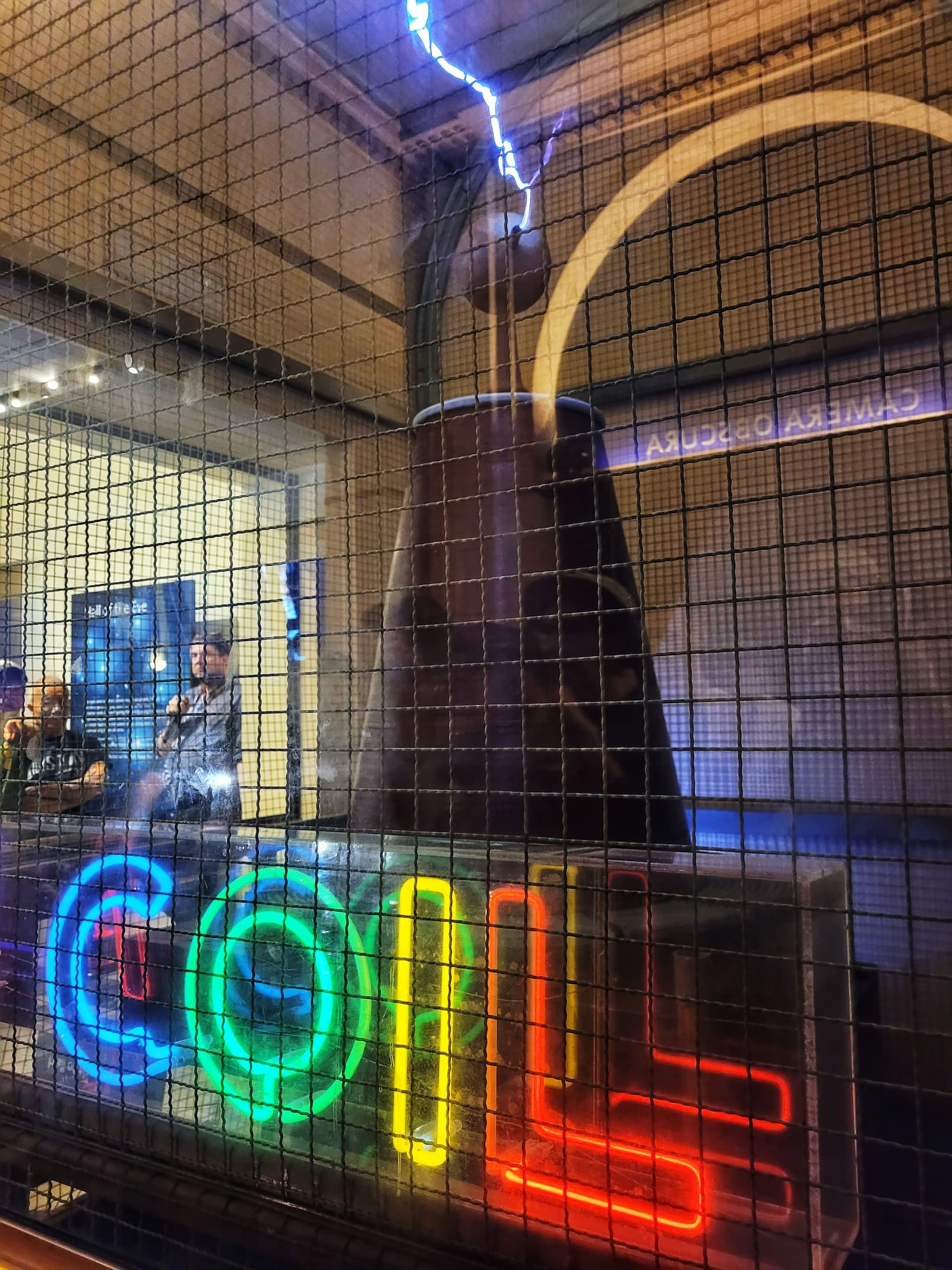 photo of griffith observatory tesla coil
