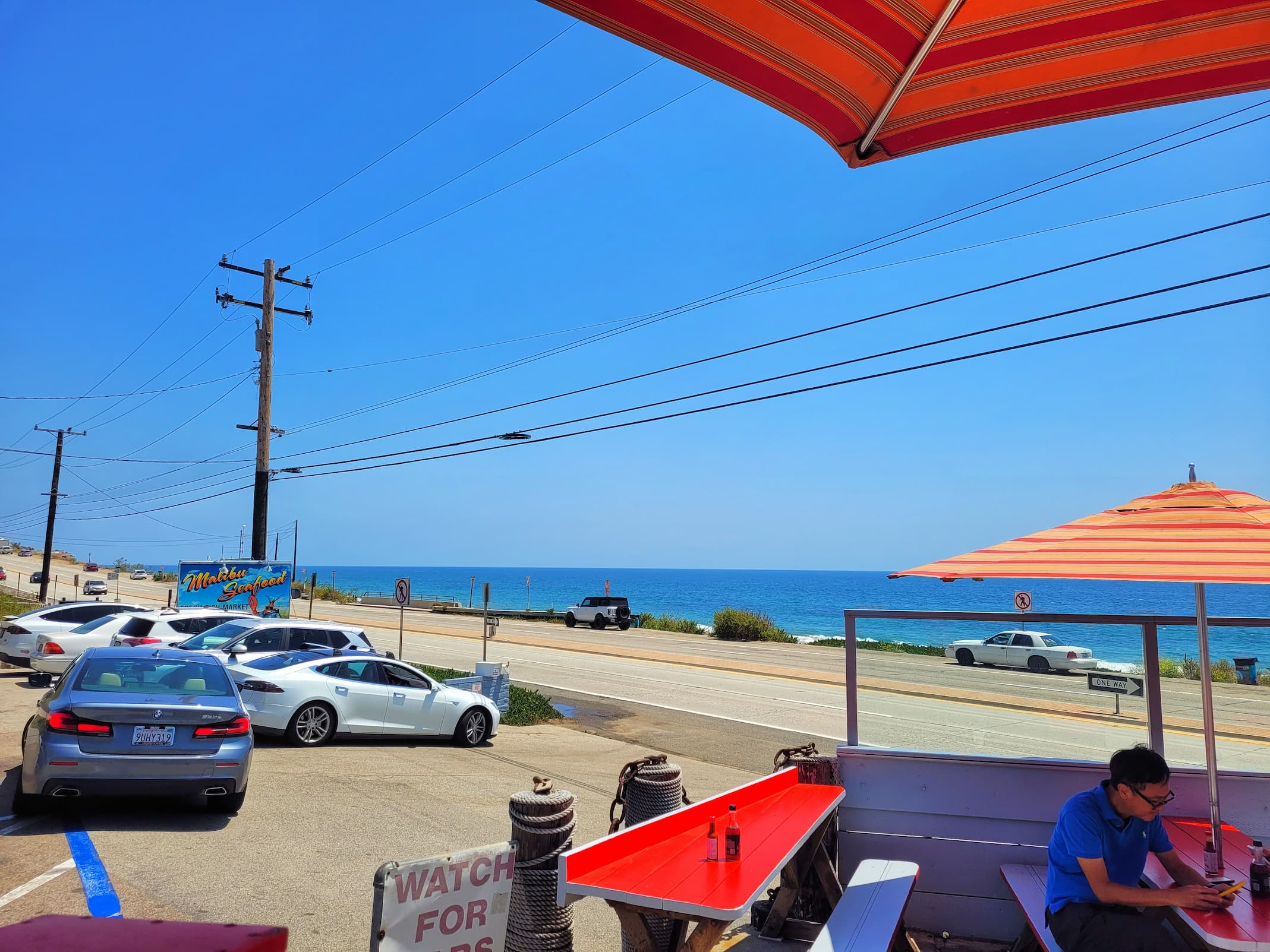 photo of malibu seafood views