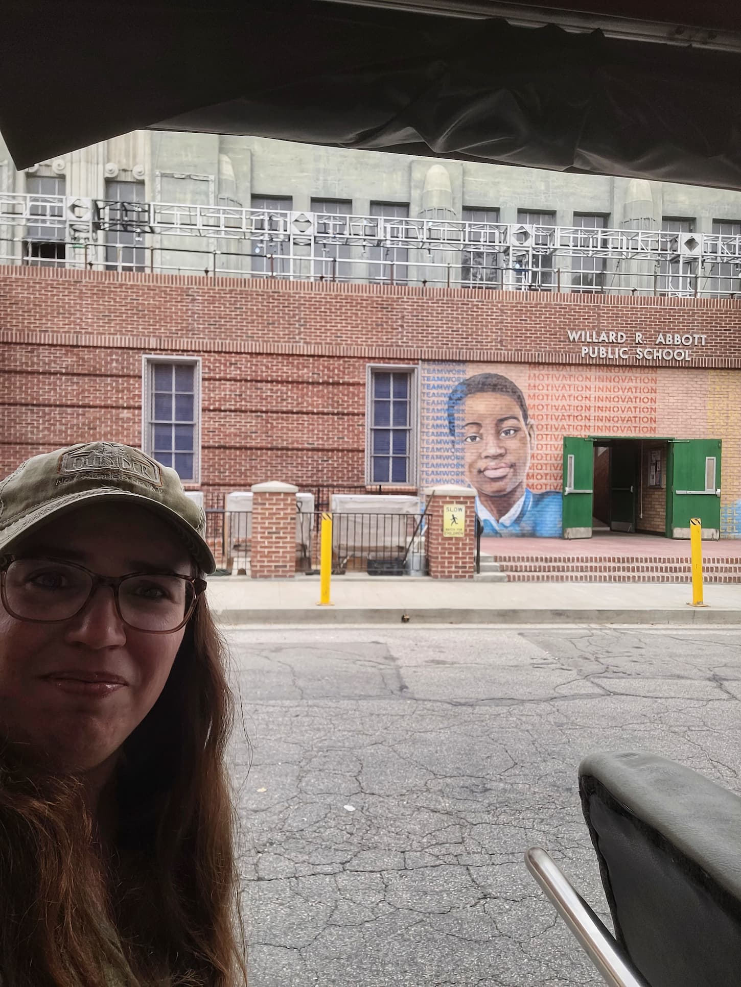 photo of jen with abbott elementary