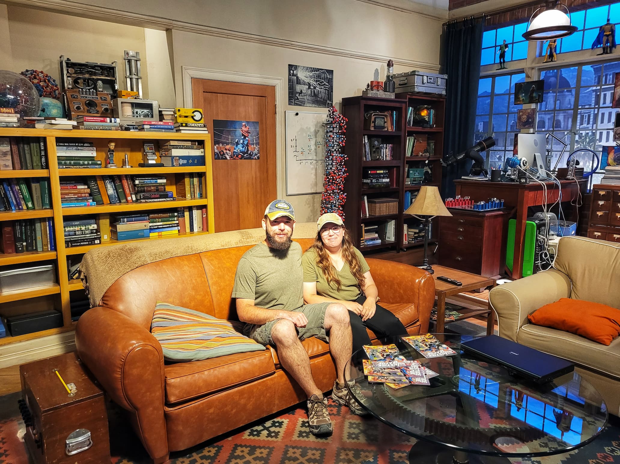 photo of on big bang theory set