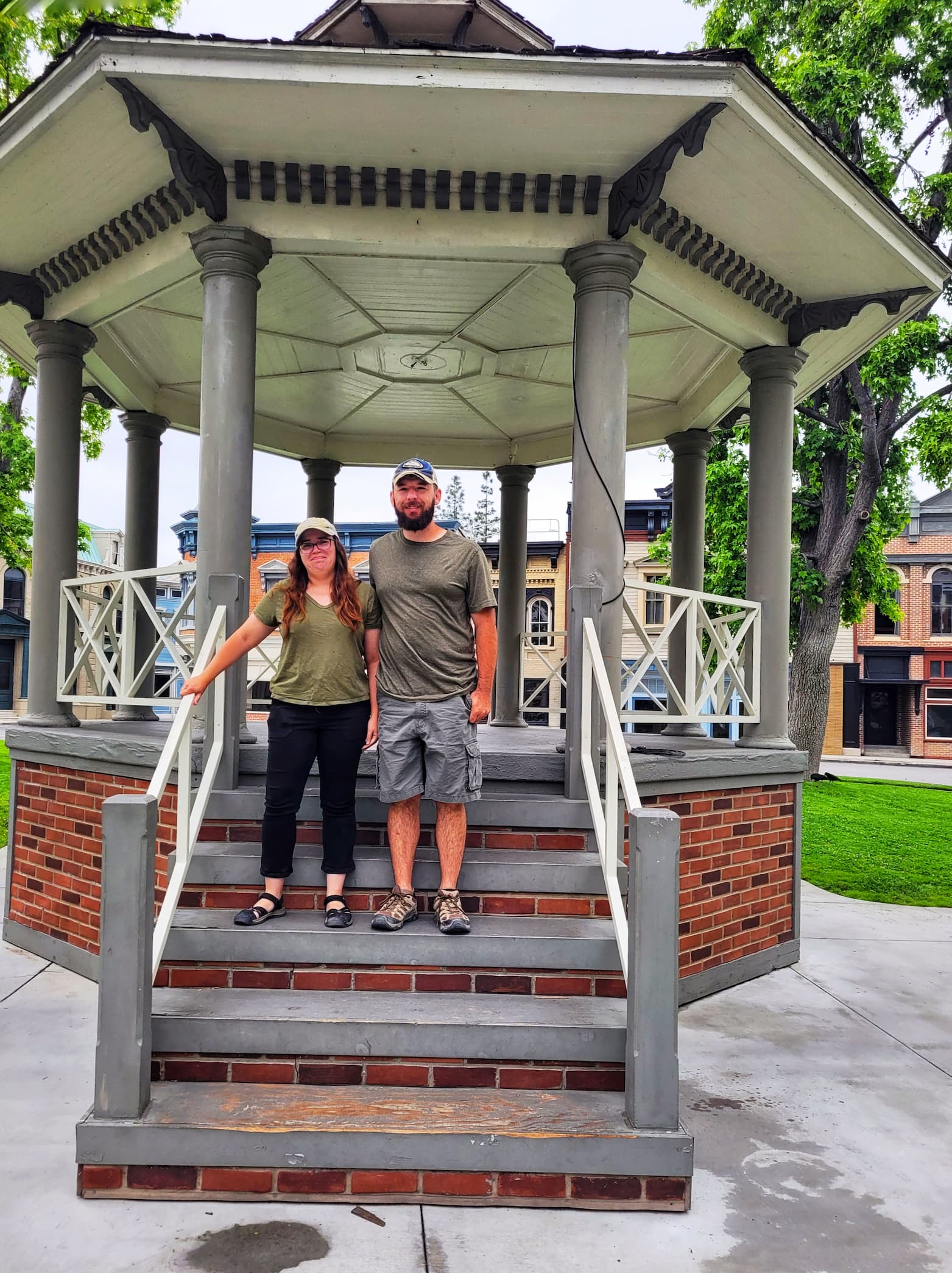photo of us on star hollow gazebo