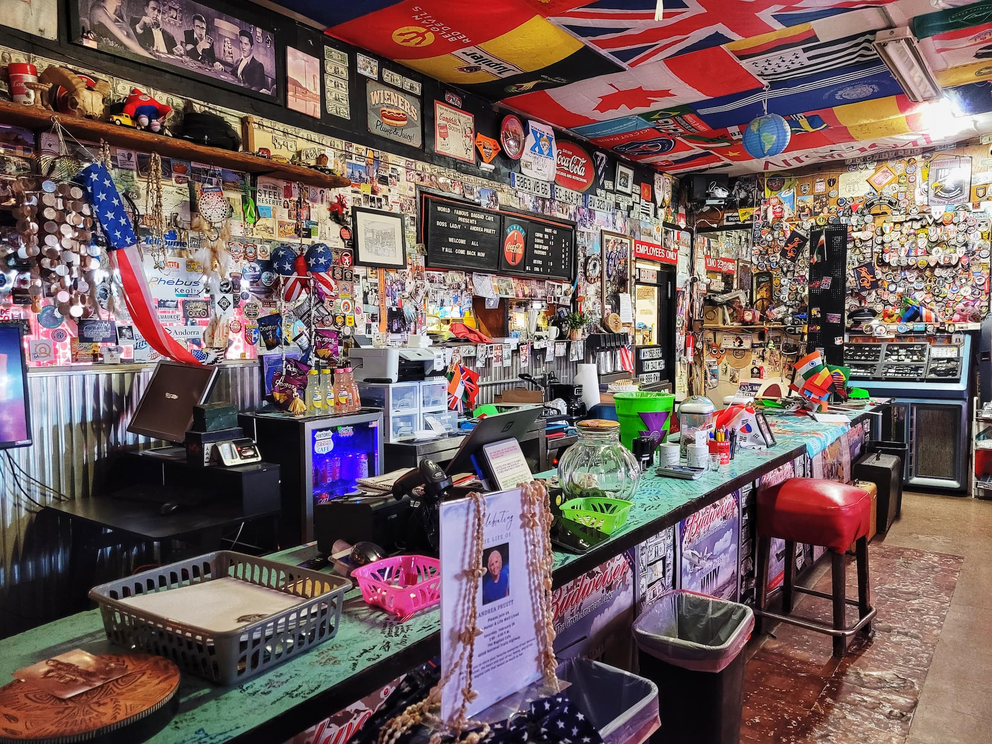photo of bagdad cafe interior