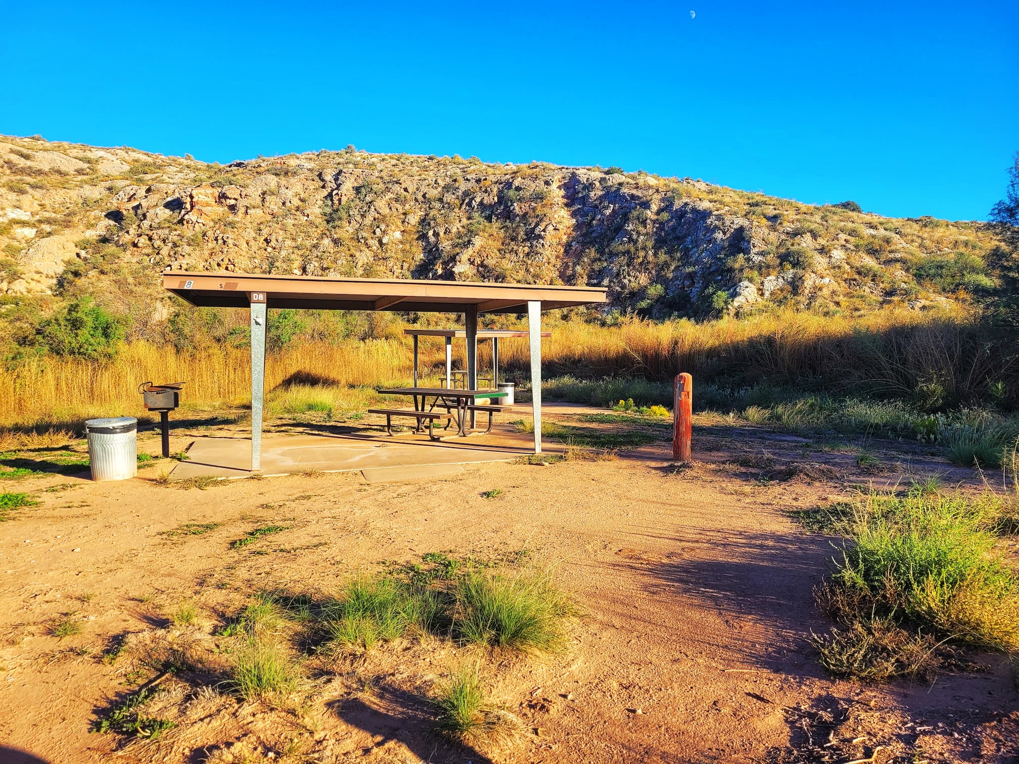 photo of lower lakes campsite at bottomless lakes
