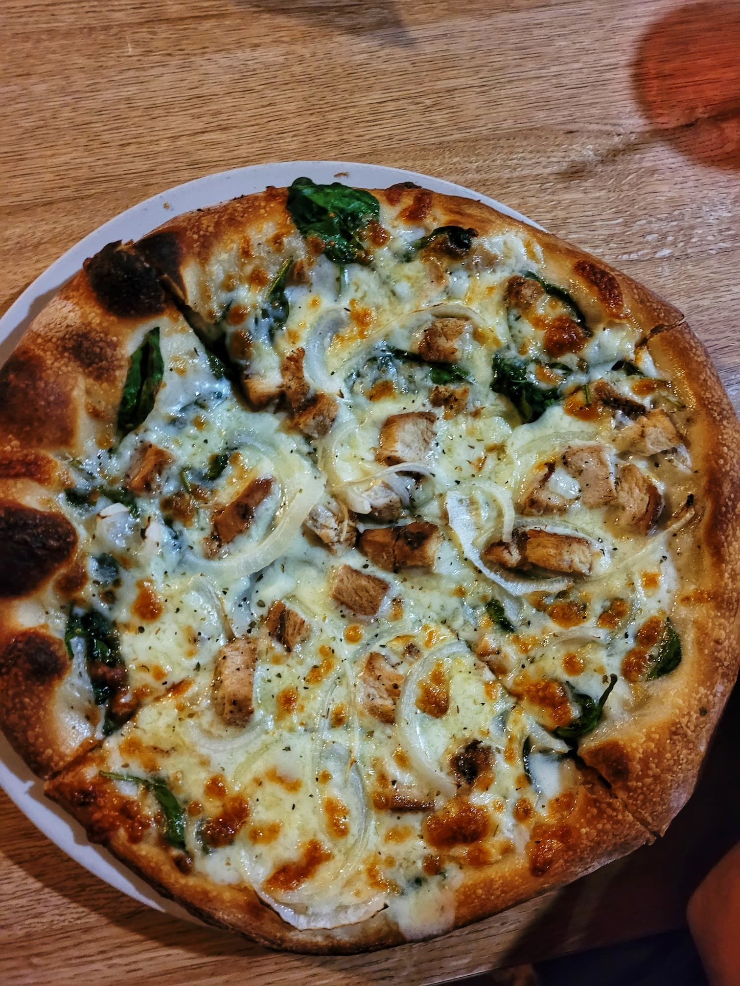 photo of pizza from chelsea's corner cafe