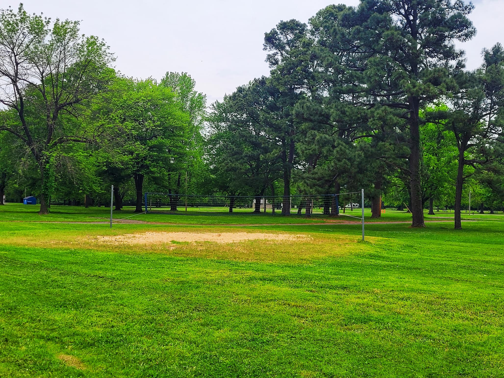 photo of kentucky dam village state resort park campground volleyball net