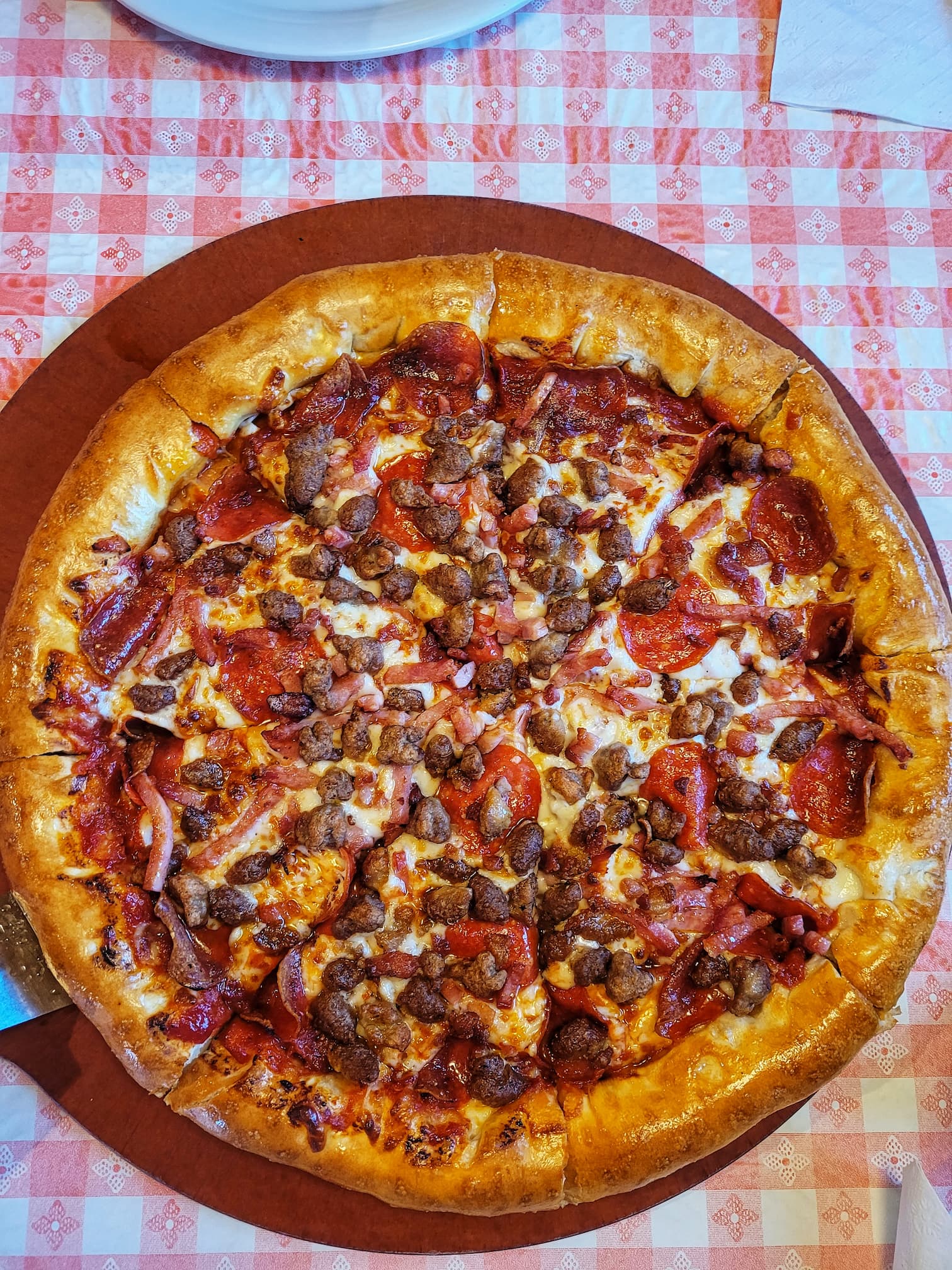 photo of pizza hut pizza