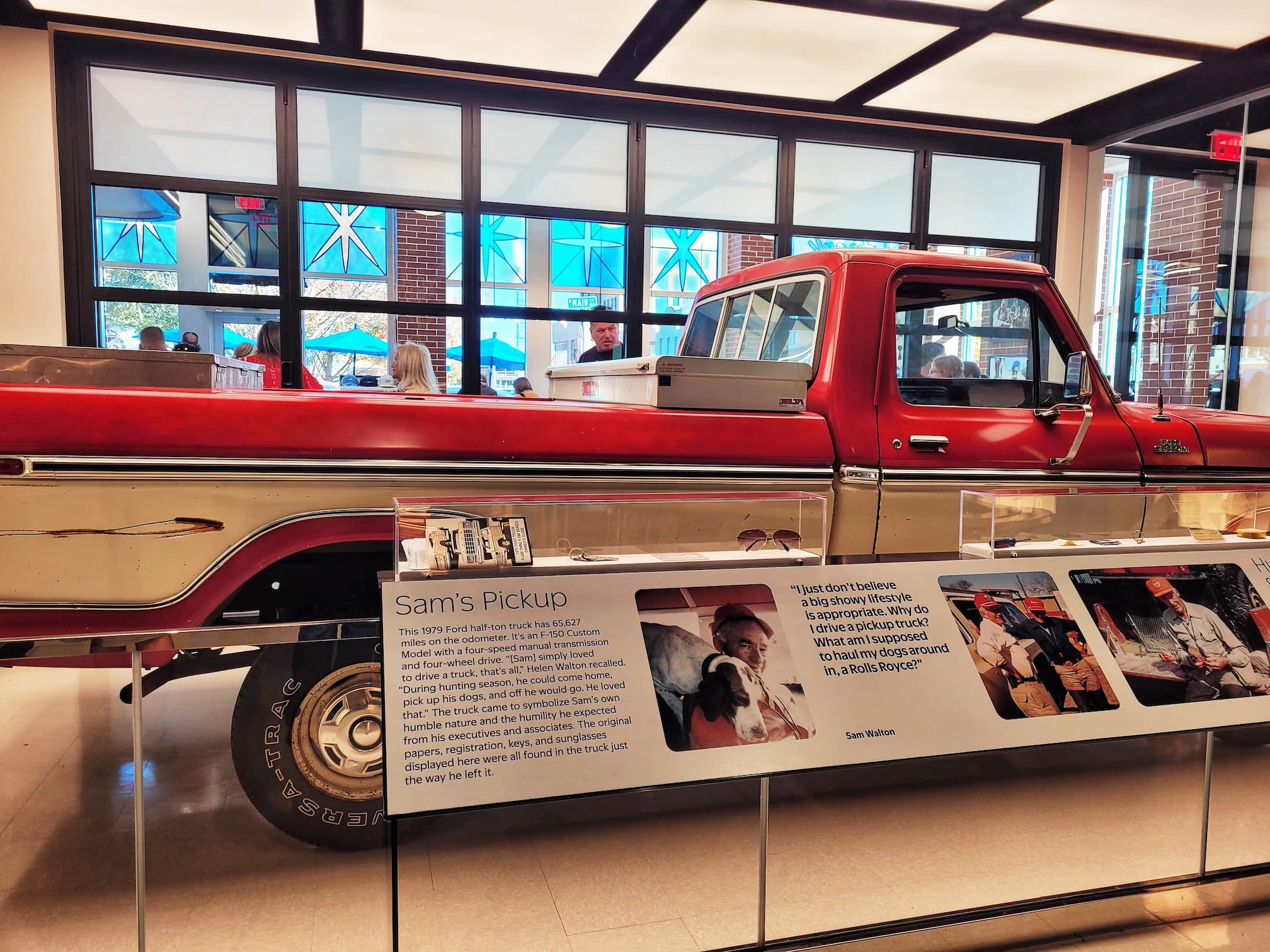photo of sam walton's truck