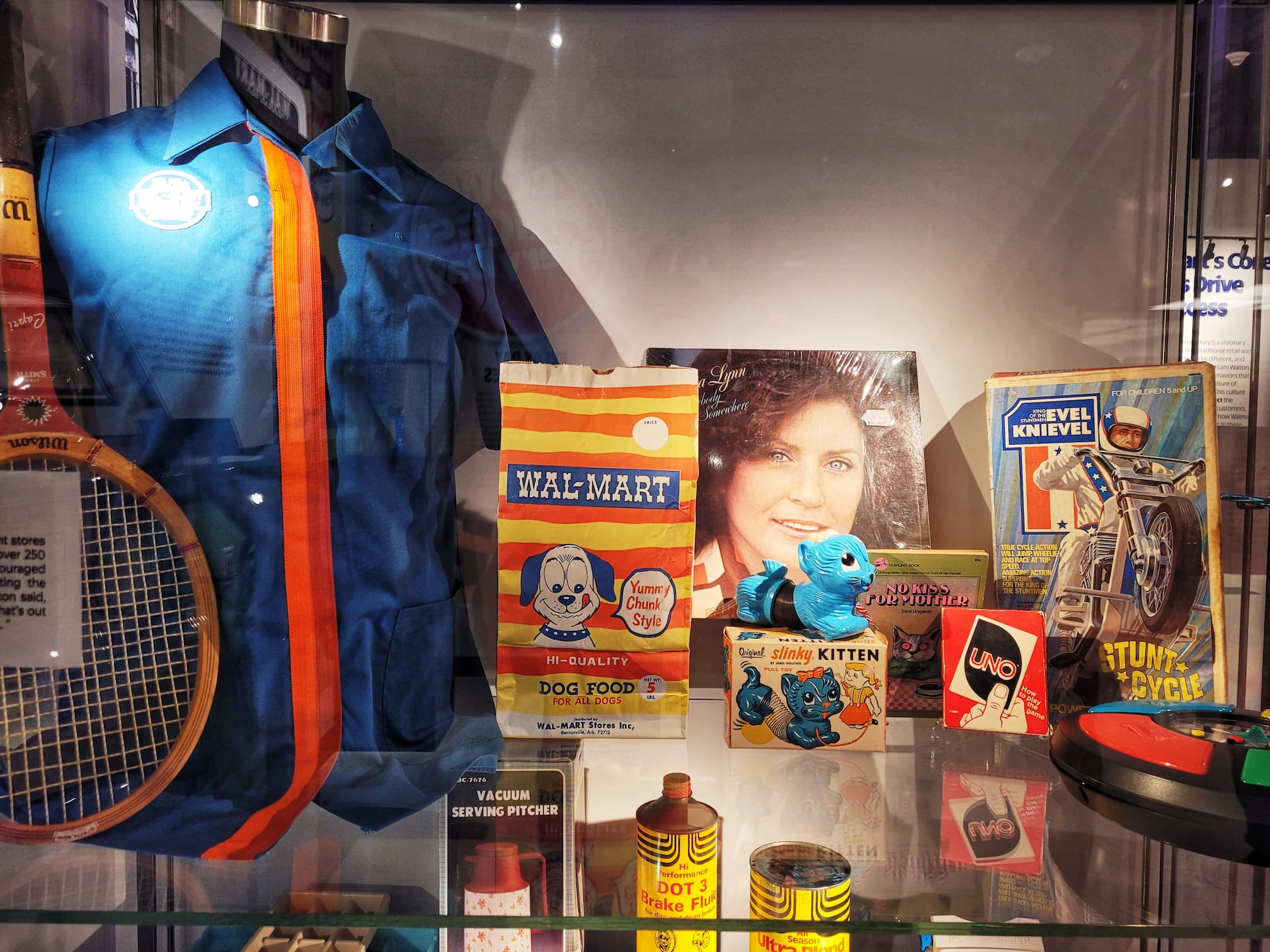 photo of artifacts at walmart museum