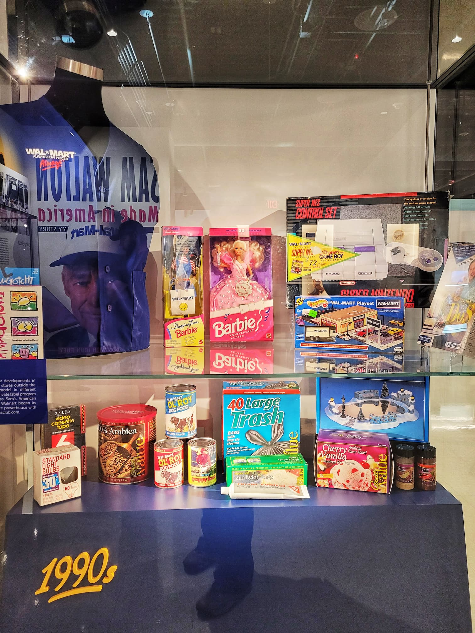 photo of 1990s walmart products